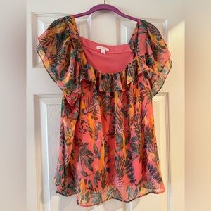 LC Lauren Conrad Sheer Blouse